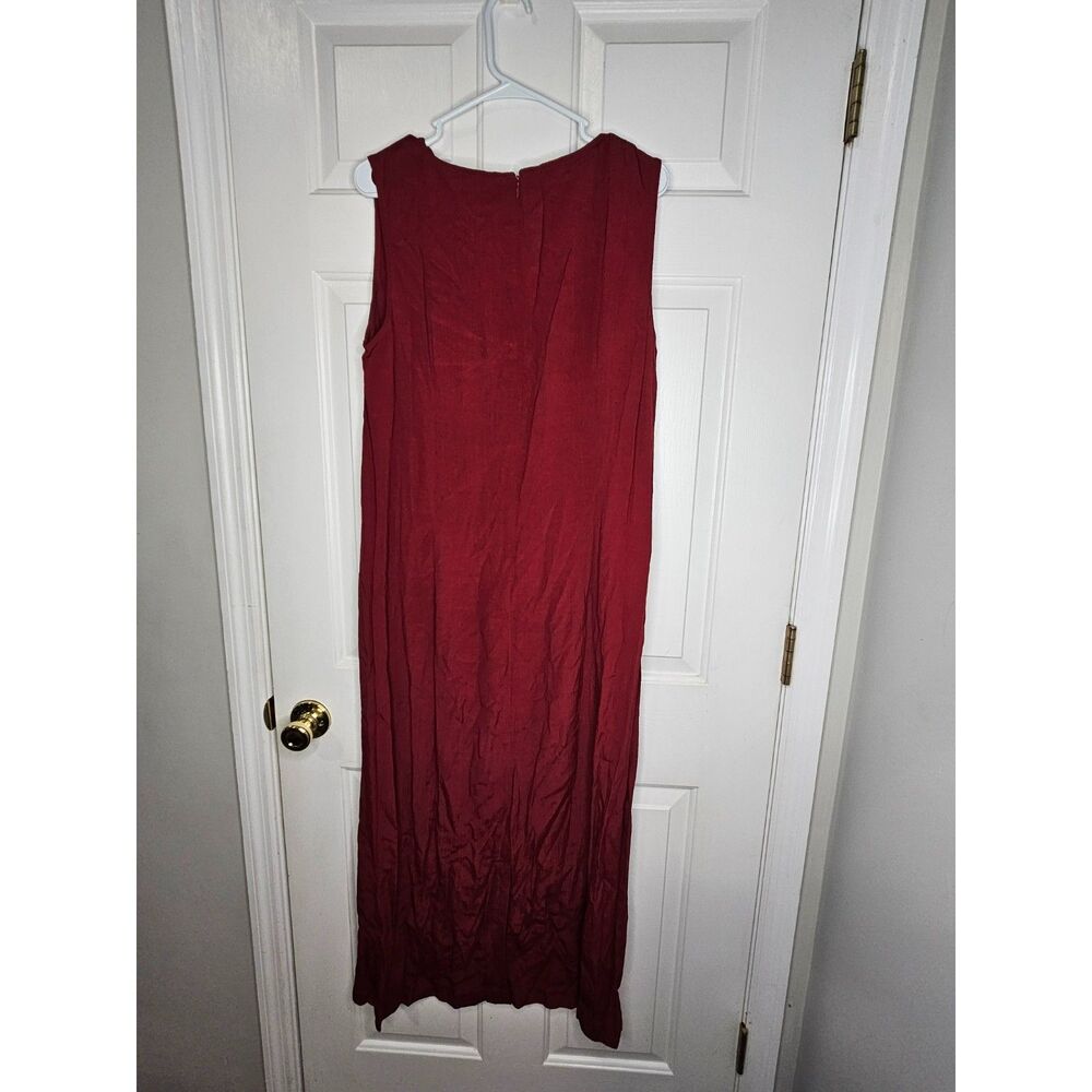 Talbots Size 14 Red Maxi Dress - Picture 2 of 5